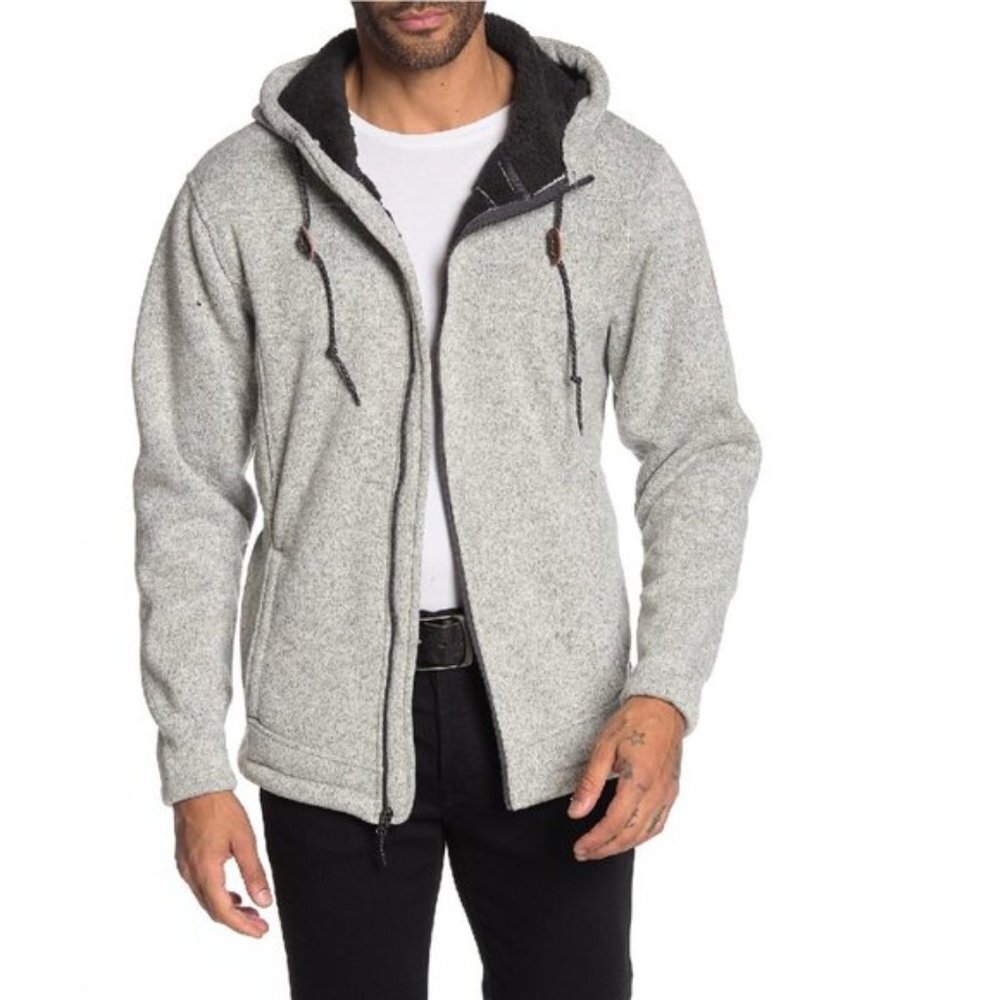 Free Country Osprey Sweater Knit Fleece Jacket